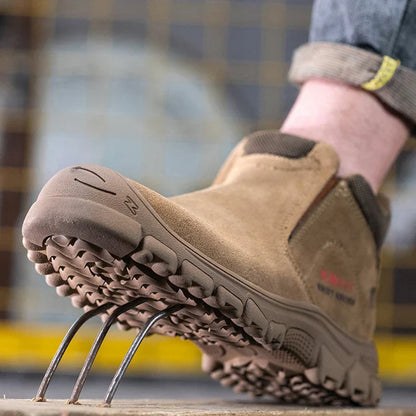 Mens Steel Toe Safety Work Shoes Non Slip Lightweight by Sereniya