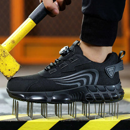 Mens Steel Toe Work Sneakers Lightweight Puncture Resistant by Sereniya