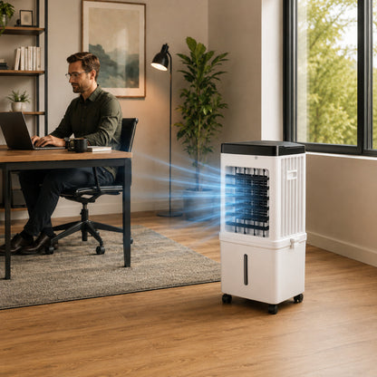 Portable Air Conditioner 3-in-1 Air Cooler Dehumidifier Fan for Bedroom Office Room Home Cooling 550 sq ft by Sereniya