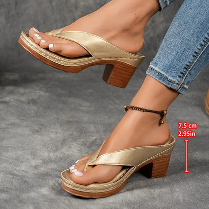 Womens Heeled Comfort Slippers by Sereniya