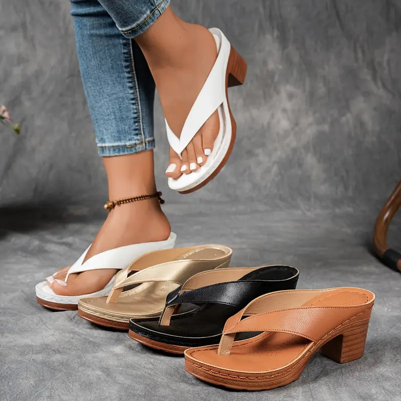 Womens Heeled Comfort Slippers by Sereniya