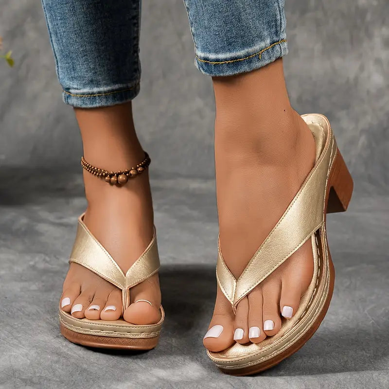 Womens Heeled Comfort Slippers by Sereniya