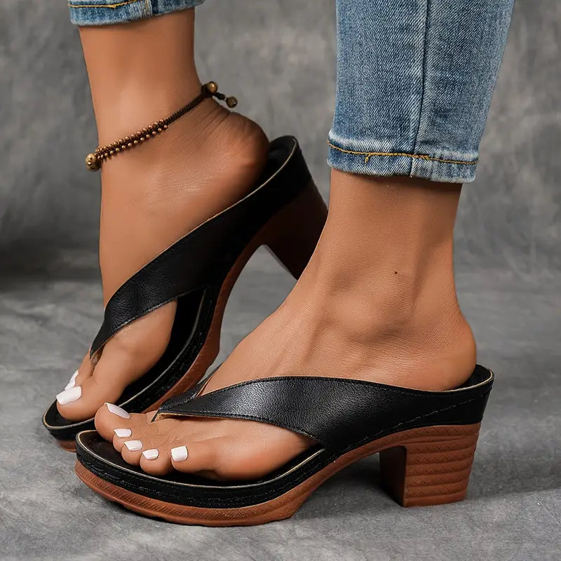 Womens Heeled Comfort Slippers by Sereniya