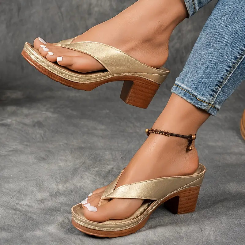 Womens Heeled Comfort Slippers by Sereniya