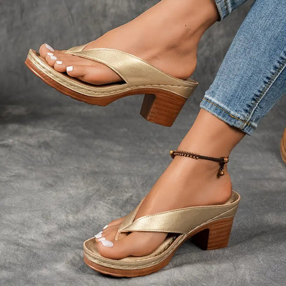 Womens Heeled Comfort Slippers by Sereniya