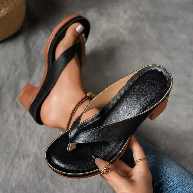 Womens Heeled Comfort Slippers by Sereniya