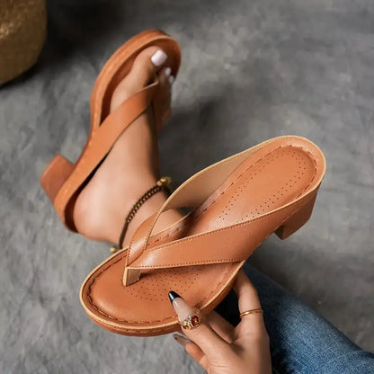 Womens Heeled Comfort Slippers by Sereniya