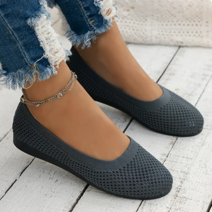 Womens Orthopedic Breathable Ballet Flats Wide Toe Box by Sereniya