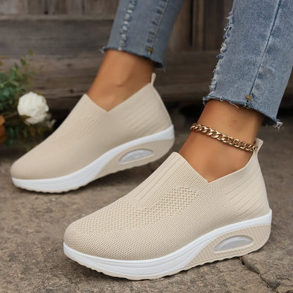 Sereniya Wide Fit Womens Stretch Comfort Sneakers