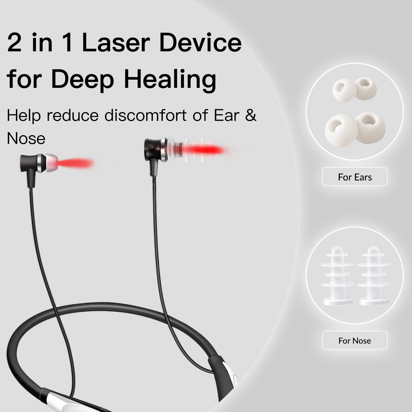 2 in 1 Laser Wellness Device for Ear and Nose by Sereniya
