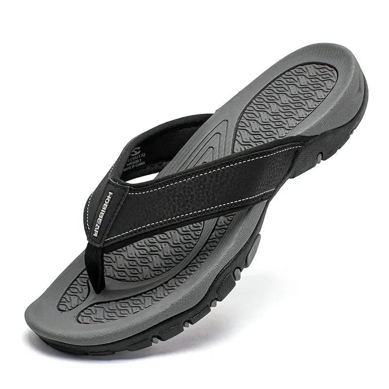 Mens Orthopedic Athletic Flip Flops Arch Support Beach Sandals by Sereniya
