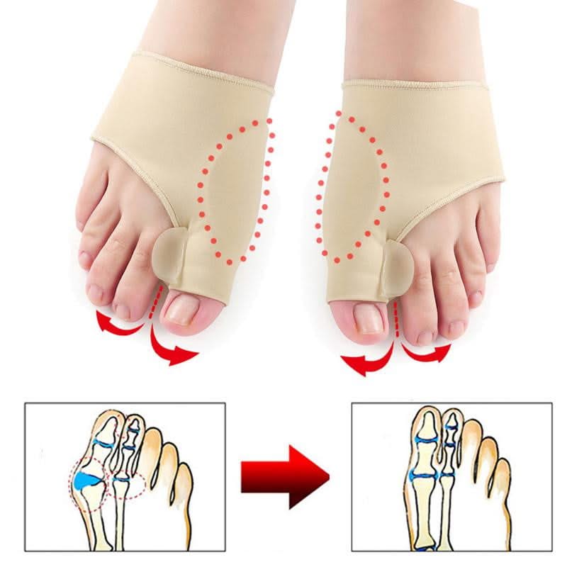 Sereniya Toe Alignment Sleeves – Soft Comfort Support (1 Pair)