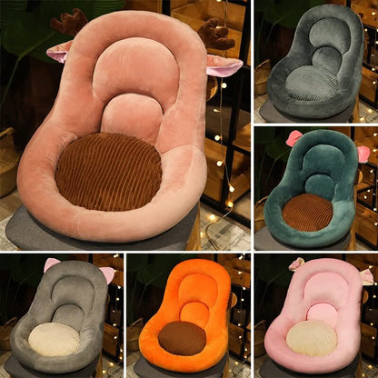 Sereniya Memory Foam Seat Cushion for Back & Sitting Comfort