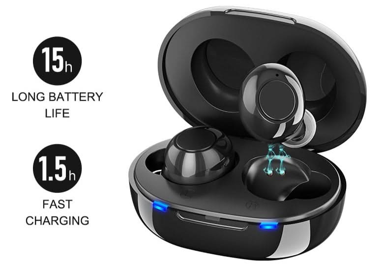 Sereniya Rechargeable Sound Amplifier with Charging Case