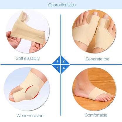 Sereniya Toe Alignment Sleeves – Soft Comfort Support (1 Pair)