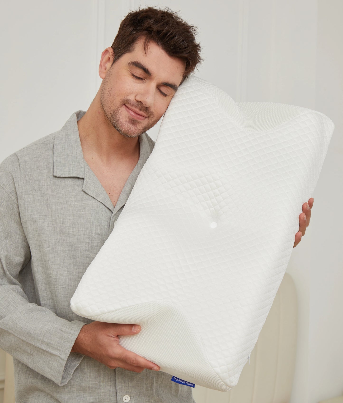 Sereniya Memory Foam Neck Pillow for Neck Support and Sleep Comfort