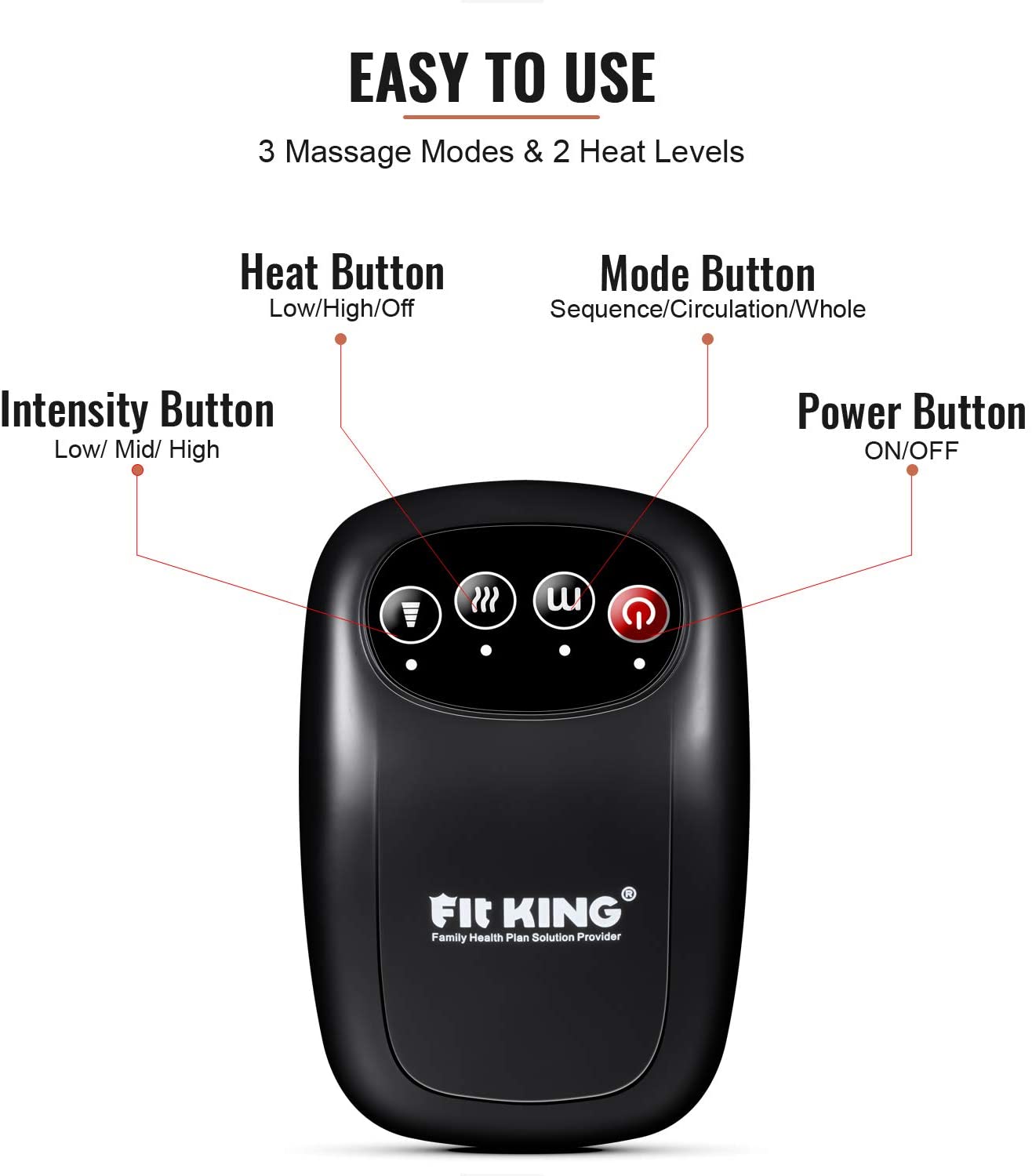 Heated Knee Massager — Compression Knee Wrap with Warmth for At-Home Wellness by Sereniya