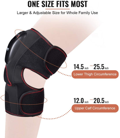 Heated Knee Massager — Compression Knee Wrap with Warmth for At-Home Wellness by Sereniya