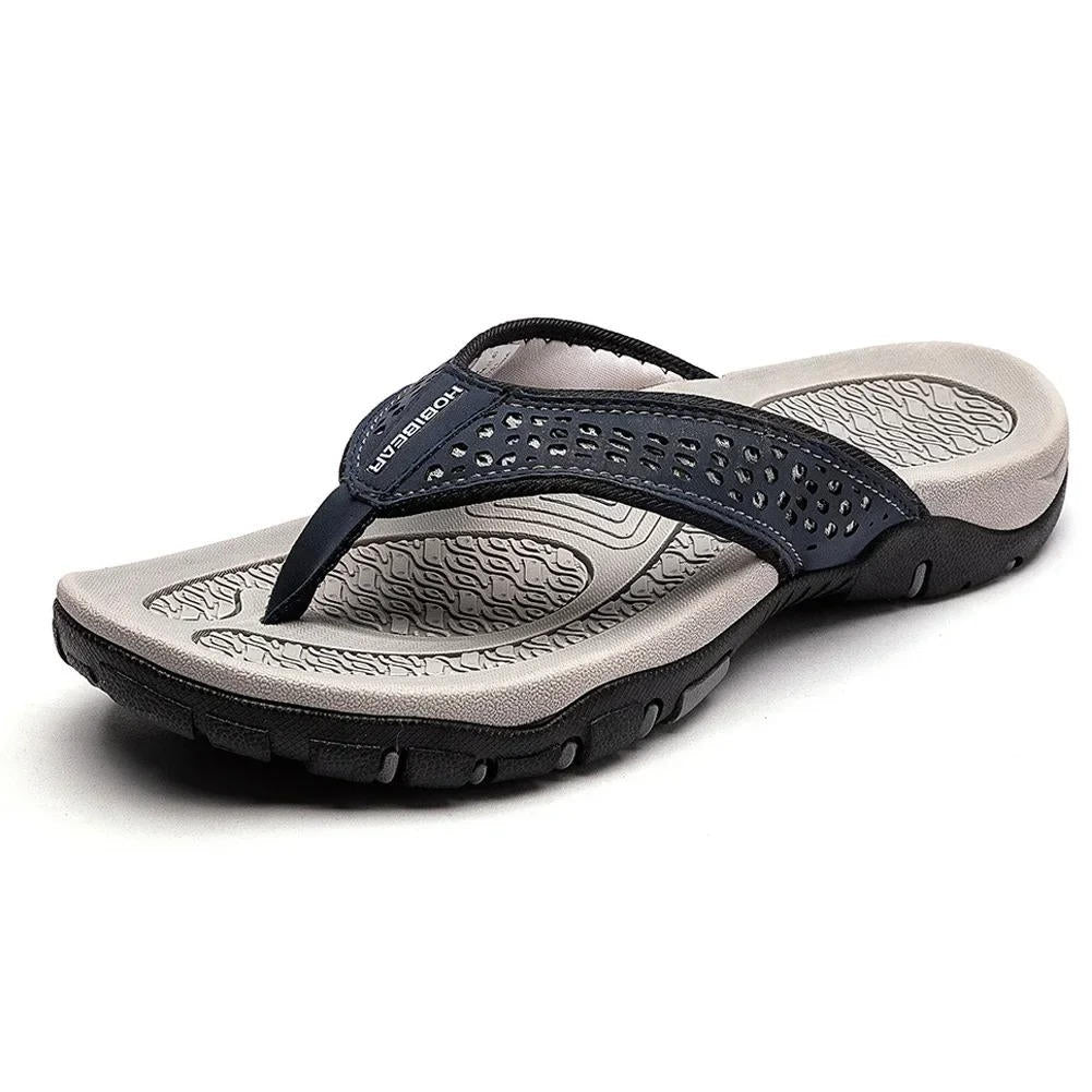 Mens Orthopedic Athletic Flip Flops Arch Support Beach Sandals by Sereniya
