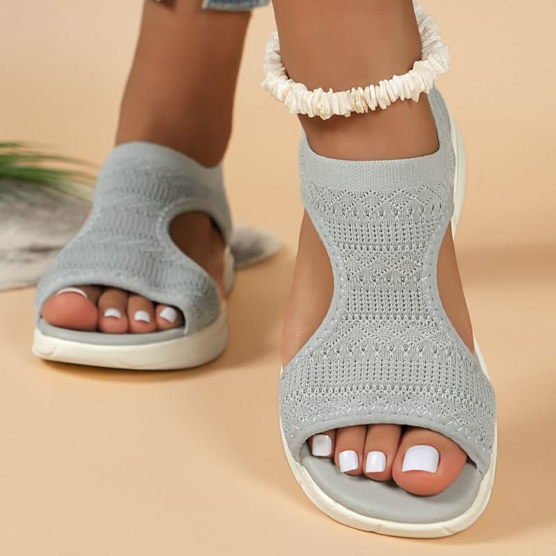 Sereniya Wide Fit Womens Arch Support Platform Wedge Sandals