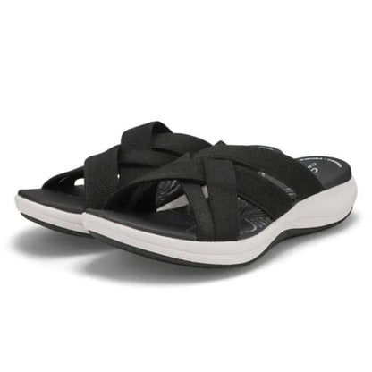 Sereniya Wide Fit Womens Cushioned Comfort Sandals