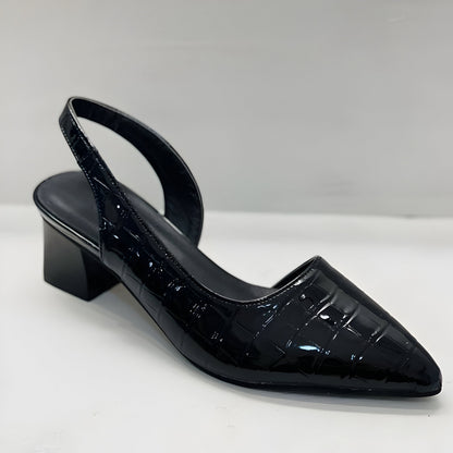 Womens Wide Fit Cushioned Comfort Heels by Sereniya