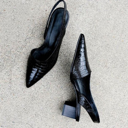 Womens Wide Fit Cushioned Comfort Heels by Sereniya