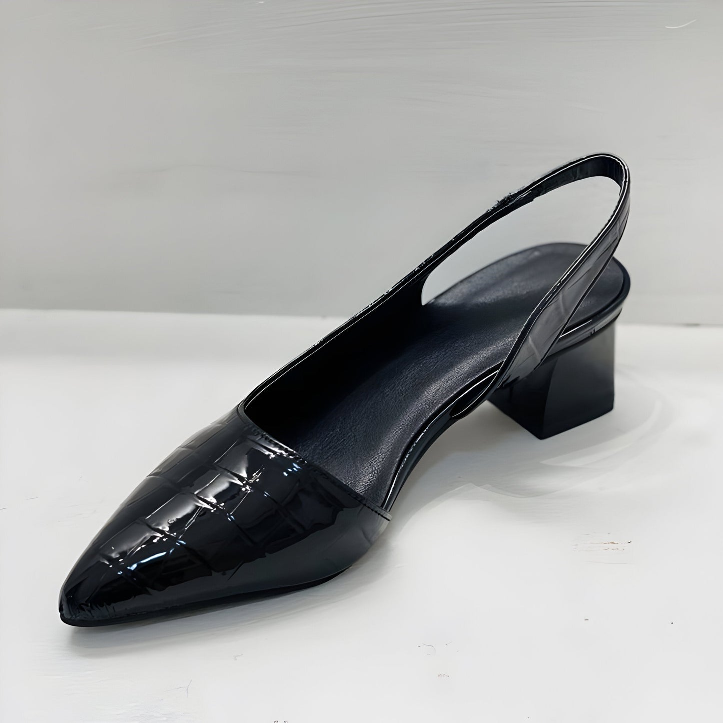 Womens Wide Fit Cushioned Comfort Heels by Sereniya