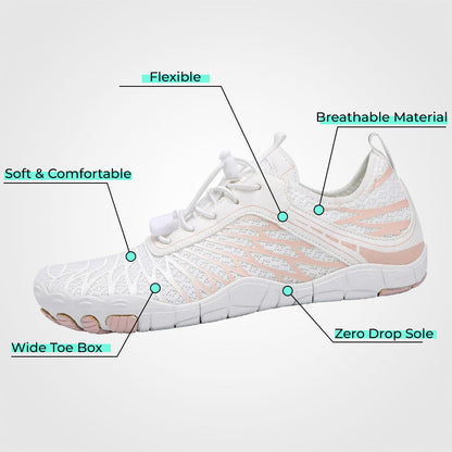 Non Slip Barefoot Shoes Wide Toe Box Zero Drop Everyday Walking by Sereniya
