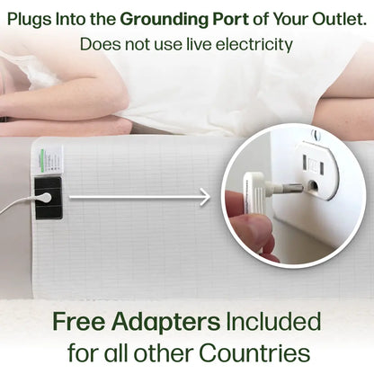 Earthing Bed Sheet for Better Sleep by Sereniya