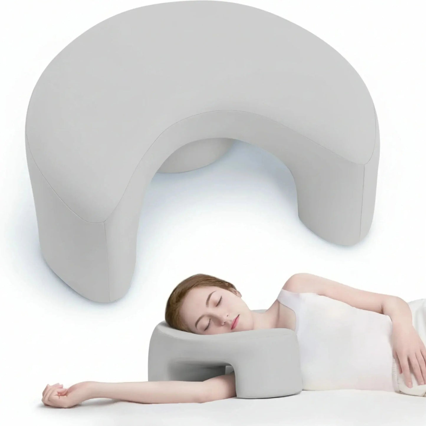 Sereniya Side Sleeper Pillow with Arm Holes for Comfortable Sleep