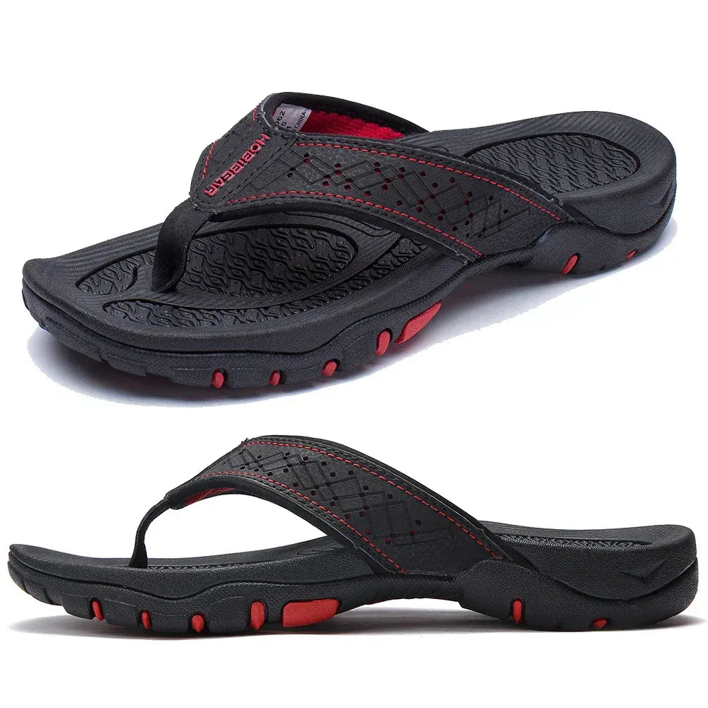 Mens Orthopedic Athletic Flip Flops Arch Support Beach Sandals by Sereniya