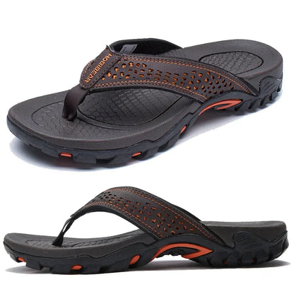 Mens Orthopedic Athletic Flip Flops Arch Support Beach Sandals by Sereniya
