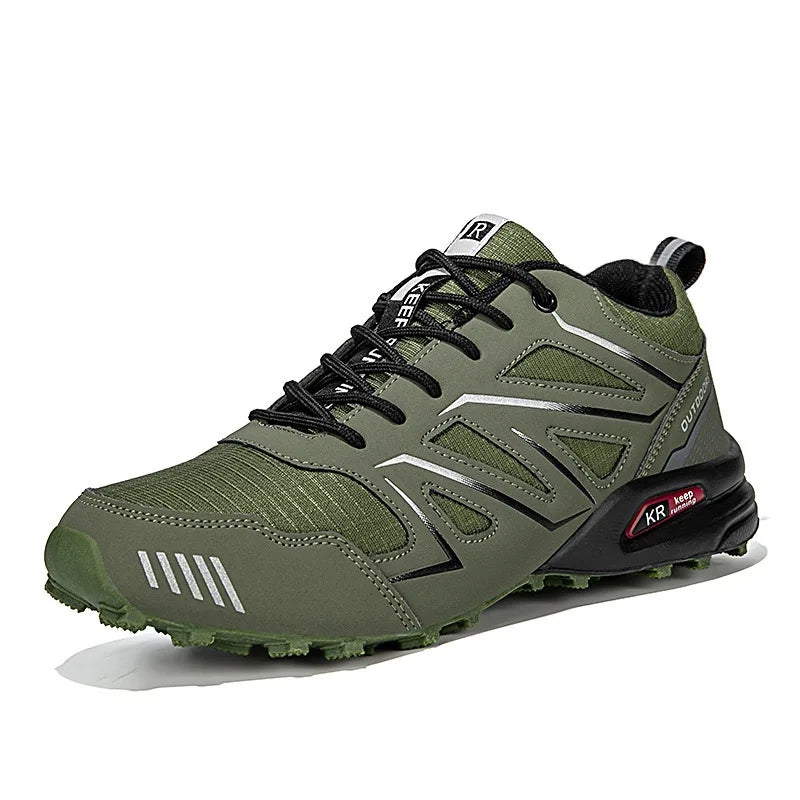 Mens Orthopedic Waterproof Hiking Boots Non Slip Outdoor Trekking by Sereniya