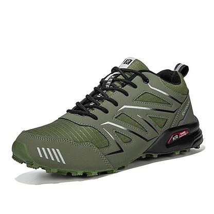 Mens Orthopedic Waterproof Hiking Boots Non Slip Outdoor Trekking by Sereniya