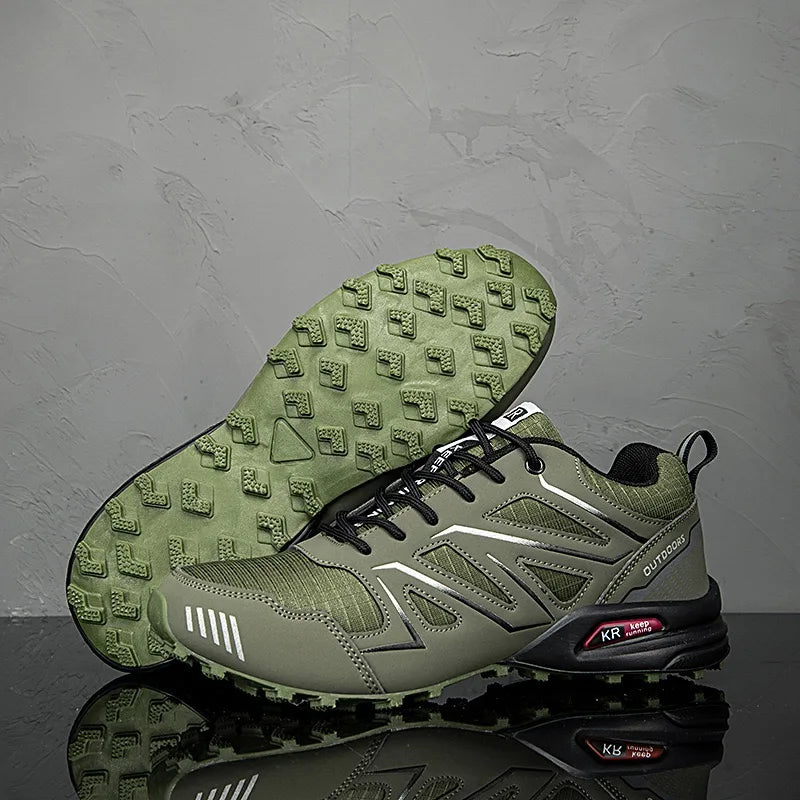 Mens Orthopedic Waterproof Hiking Boots Non Slip Outdoor Trekking by Sereniya