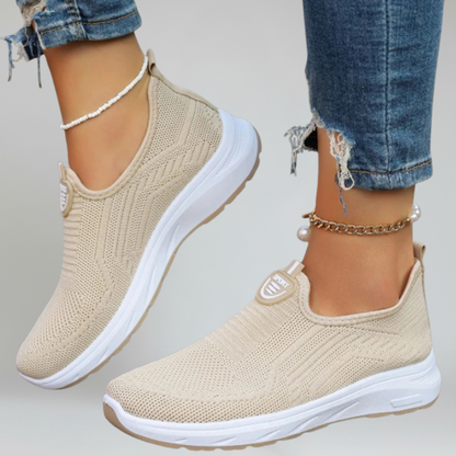 Womens Slip On Walking Sneakers Breathable Air Mesh by Sereniya