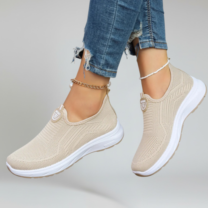 Womens Slip On Walking Sneakers Breathable Air Mesh by Sereniya