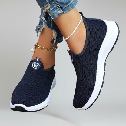 Womens Slip On Walking Sneakers Breathable Air Mesh by Sereniya