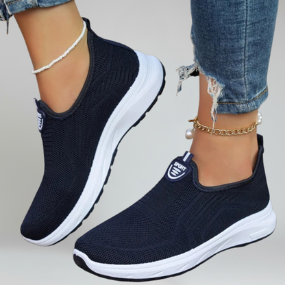 Womens Slip On Walking Sneakers Breathable Air Mesh by Sereniya