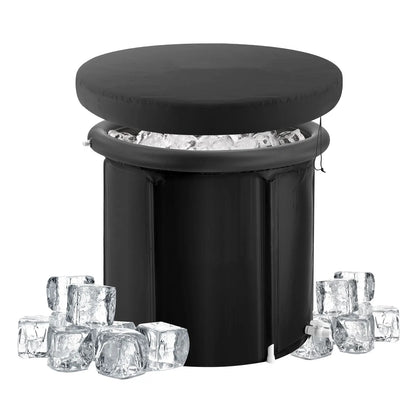 Portable Ice Bath Tub for Athletes — Foldable Outdoor Cold Plunge Tub for At-Home Ice Bath Ritual by Sereniya