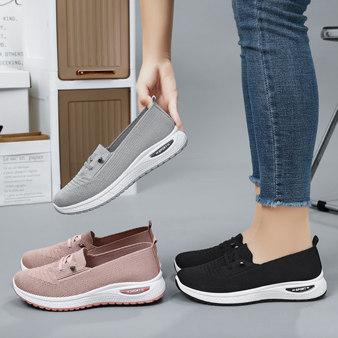 Womens Orthopedic Walking Shoes Breathable Arch Support by Sereniya