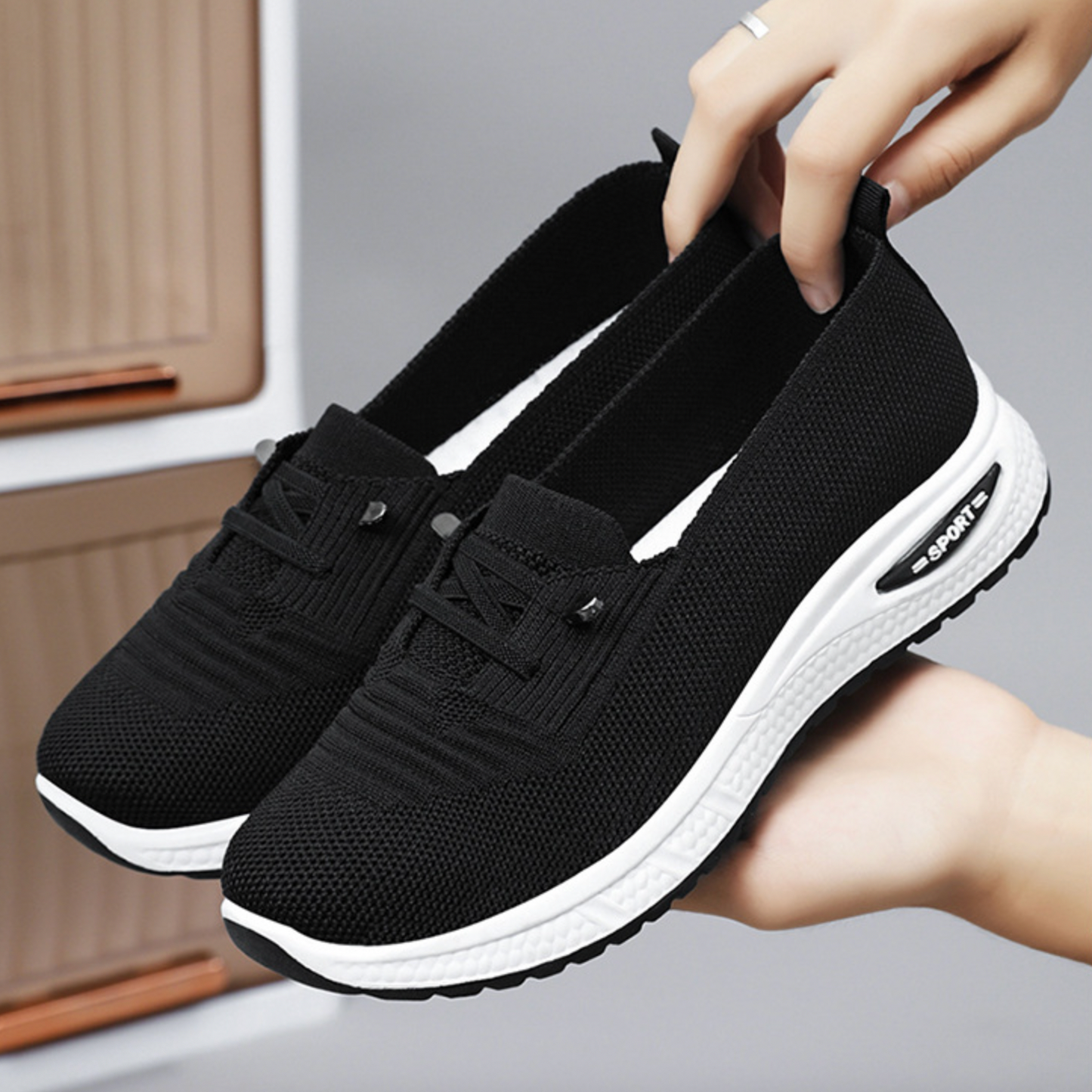 Womens Orthopedic Walking Shoes Breathable Arch Support by Sereniya