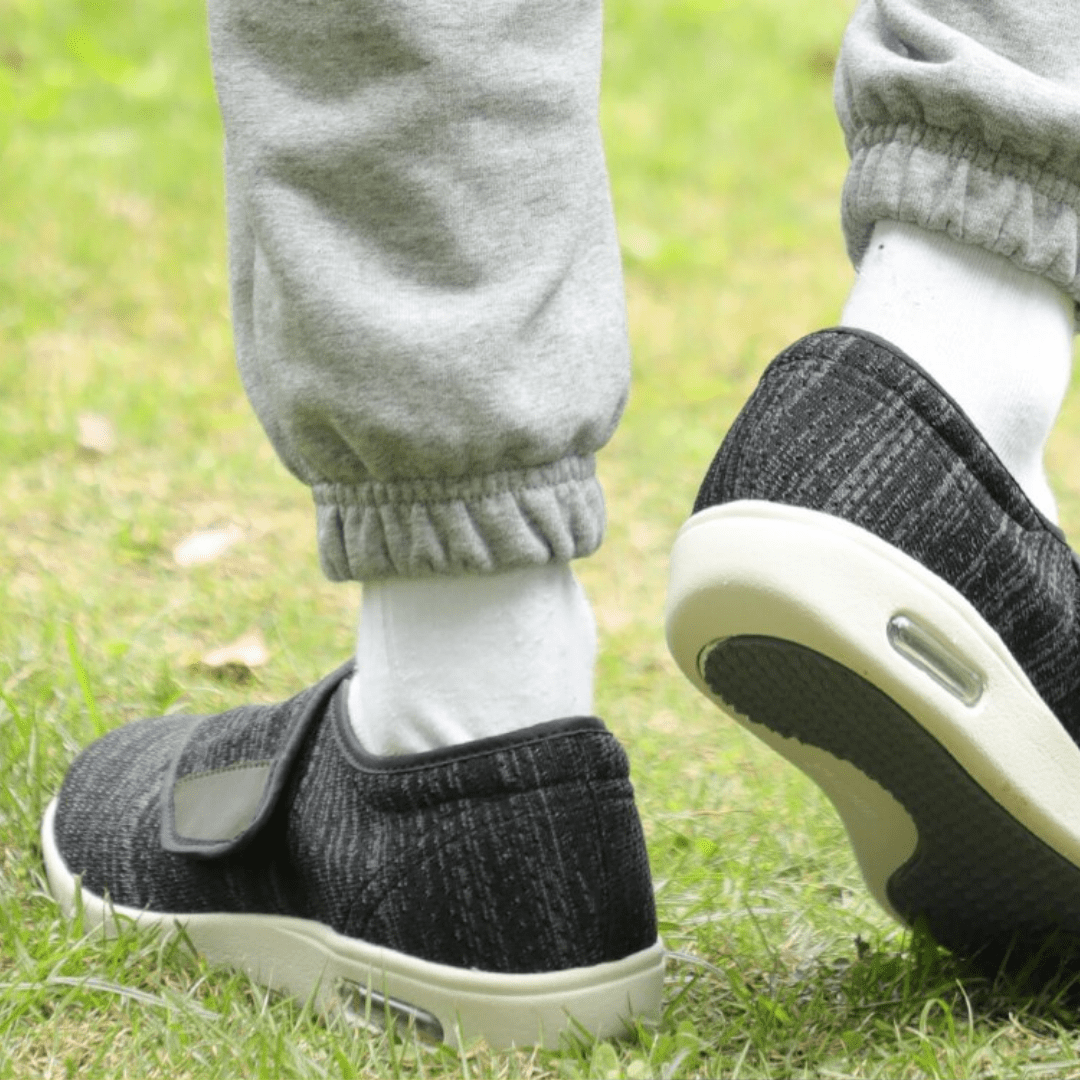 Sereniya Wide Comfort Walking Shoes for Men – Breathable & Lightweight