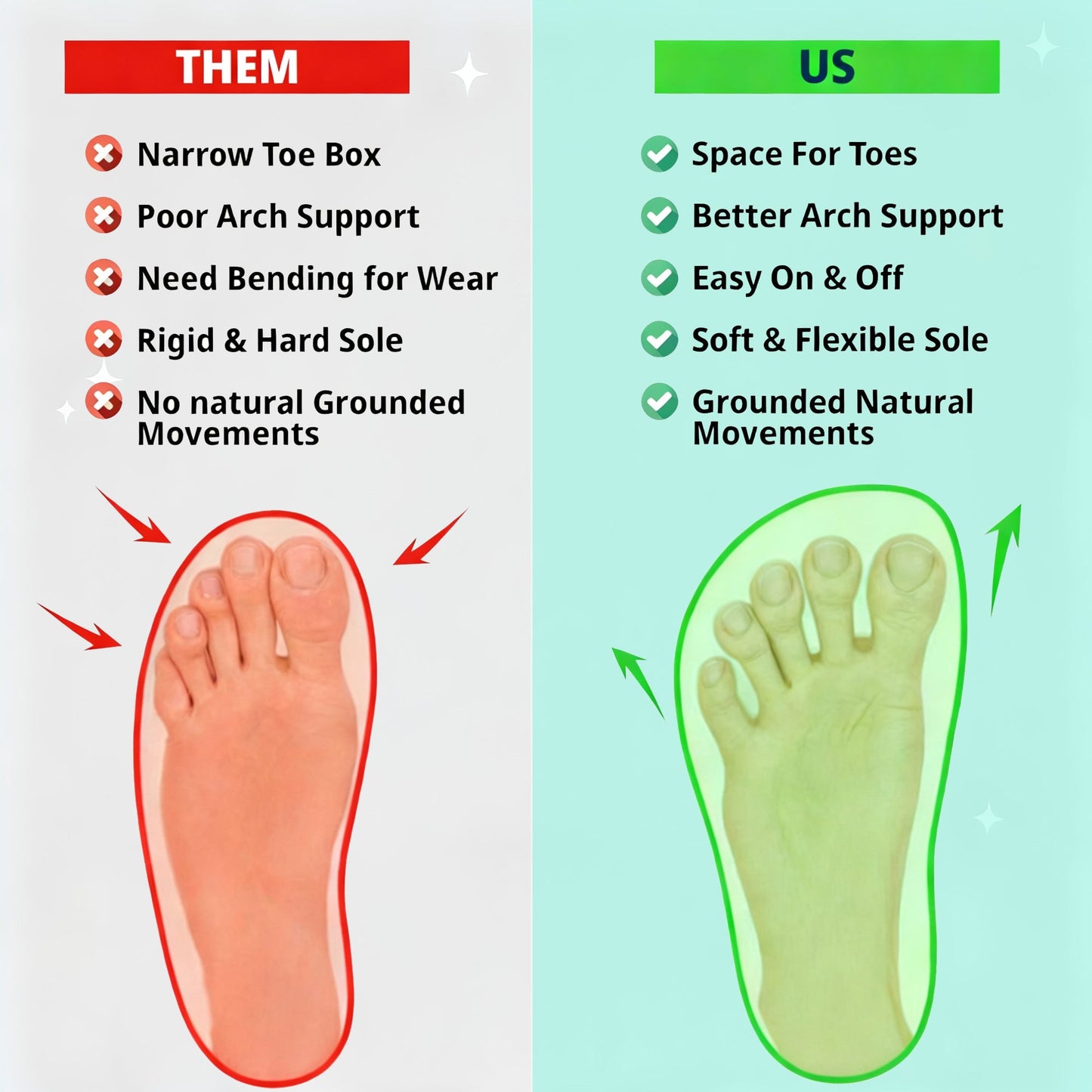 Non Slip Barefoot Shoes Wide Toe Box Zero Drop Everyday Walking by Sereniya