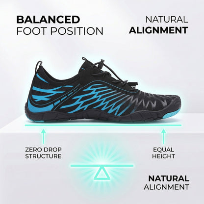 Non Slip Barefoot Shoes Wide Toe Box Zero Drop Everyday Walking by Sereniya