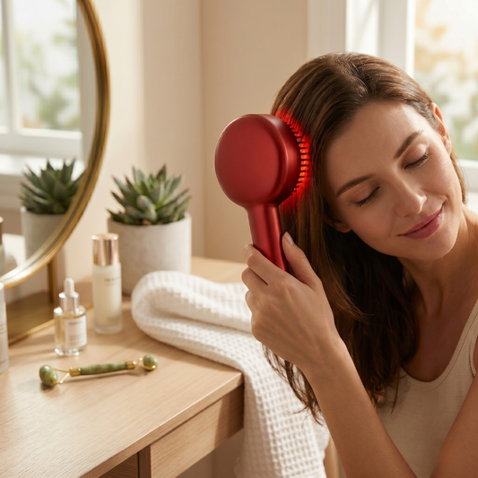Sereniya Red Light Scalp Massage Comb Hair Care Stimulation