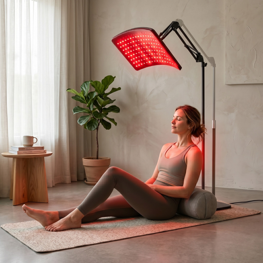 Sereniya Red Light Floor Lamp Full Body LED