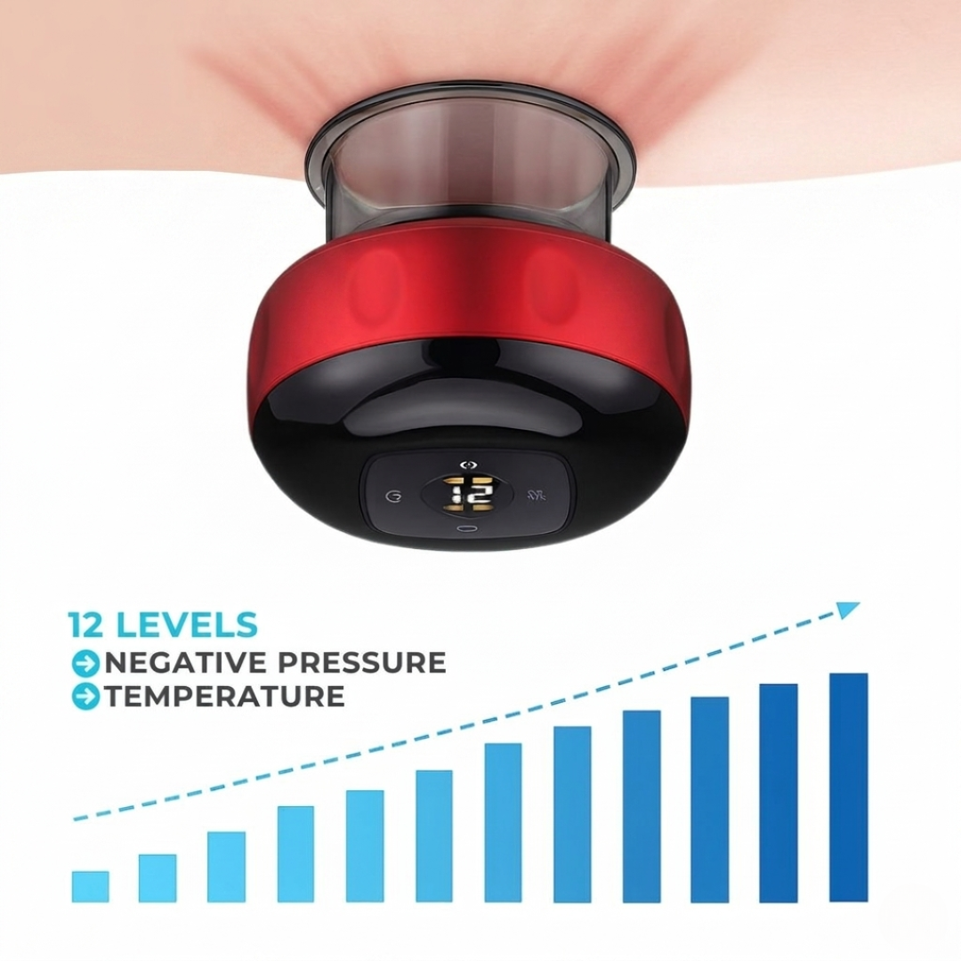 Sereniya Smart Cupping Massager for Muscle Relaxation and Comfort