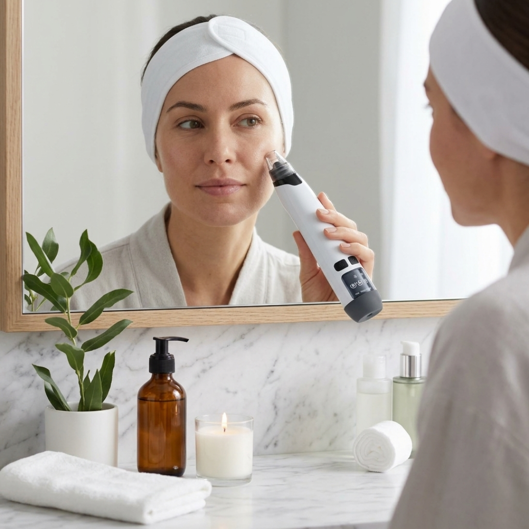 Sereniya Blackhead Remover with Suction for Deep Pore Cleaning